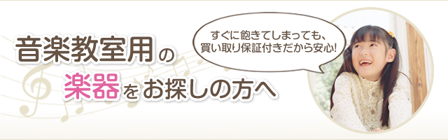 音楽教室用の楽器をお探しの方へ